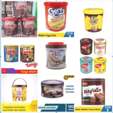 MONDE SHORTBREAD 355g GERY NABATI RICHEESE RICHOCO WAFER BISKUIT APILO WAFER ROLL STICK TANGO BRINGZ