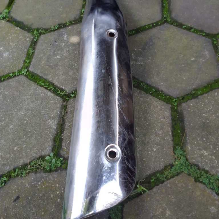 cover mufler pelindung pendingin tutup knalpot kawasaki zx 130 zx130 original