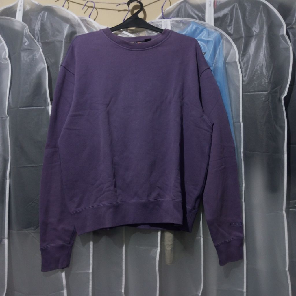 Adidas Originals Human Race Pharrell Williams Crewneck Purple Sweater Oversize Casuals