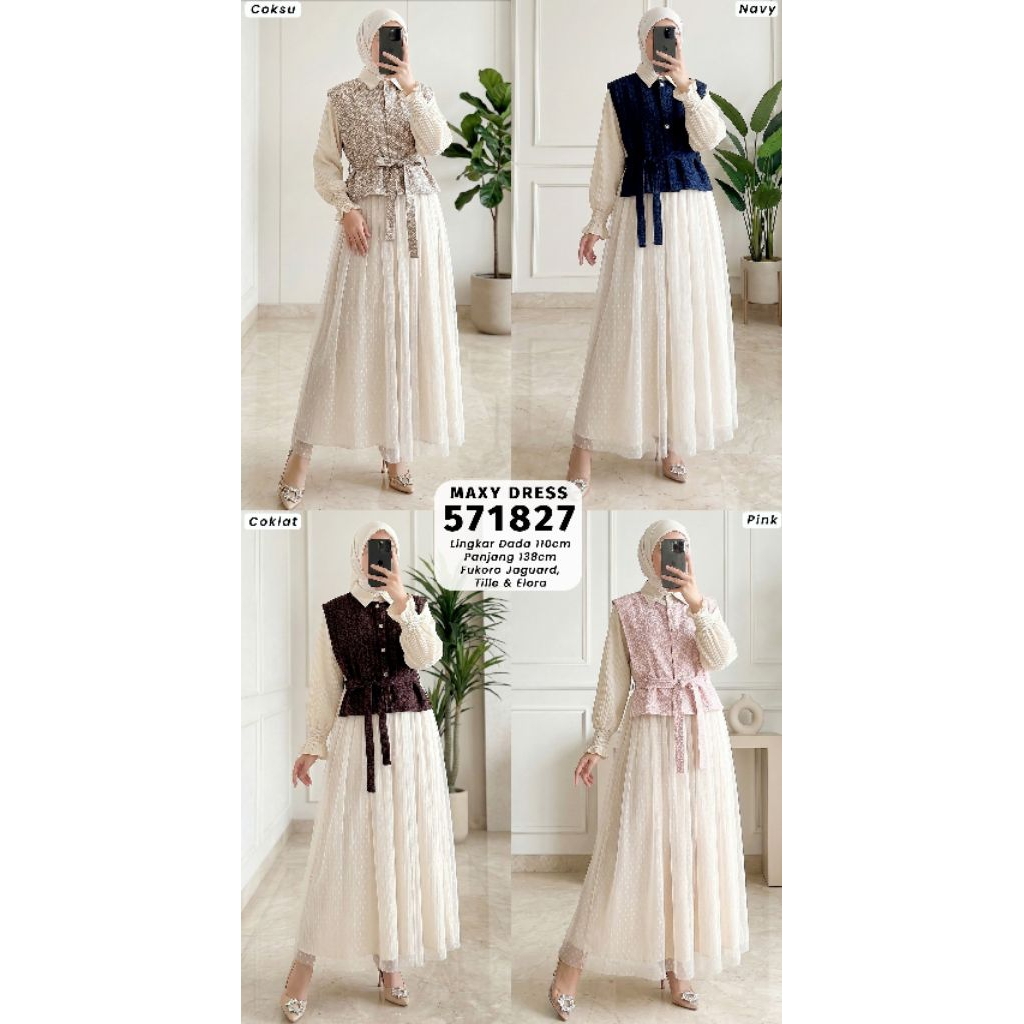 NewArrival VSF04.605K-3 By.Extu LF571827# - Pakaian Fashion Wanita Terbaru Kekinian Bangkok Premium 