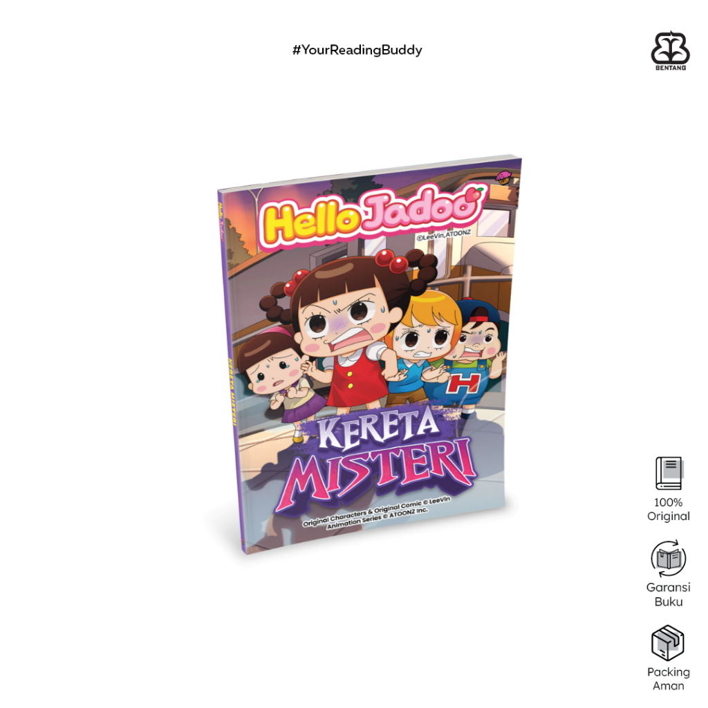 [Bentang-CAB] Buku Anak | Komik Hello Jadoo : Kereta Misteri