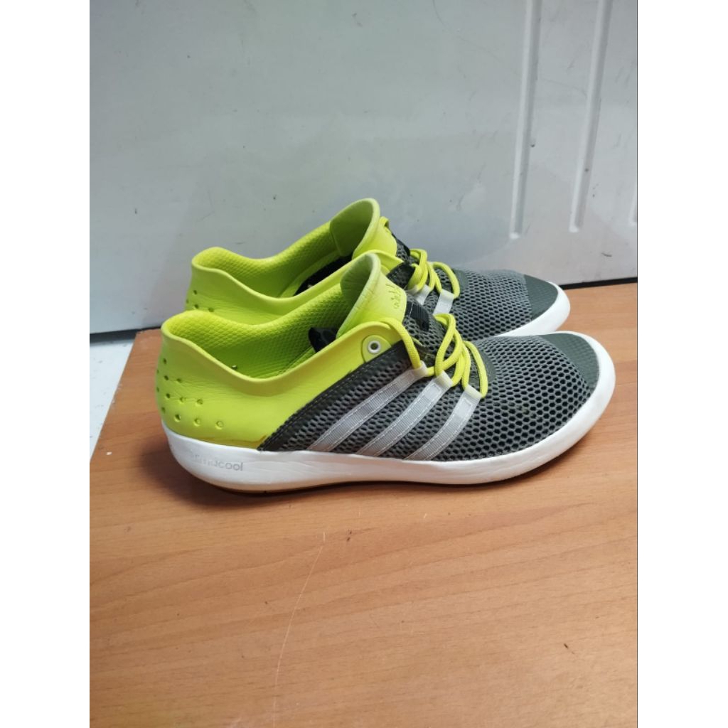 SEPATU RUNNING SNEAKERS CASUAL ADIDAS CLIMACOOL BOAT SIZE 42 BEKAS PRELOVED