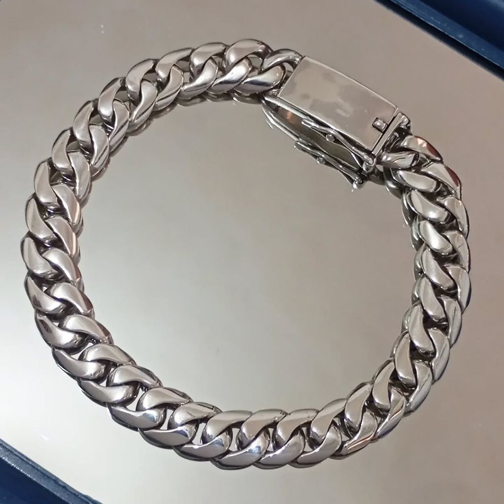 Gelang Rantai Pria Perak Silver 925