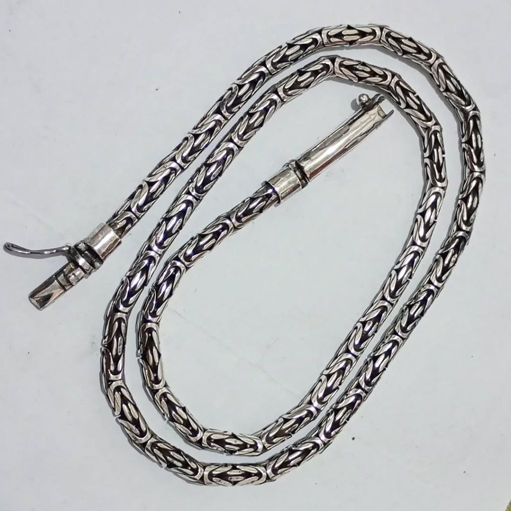 Kalung Pria Rantai Borobudur Perak 925