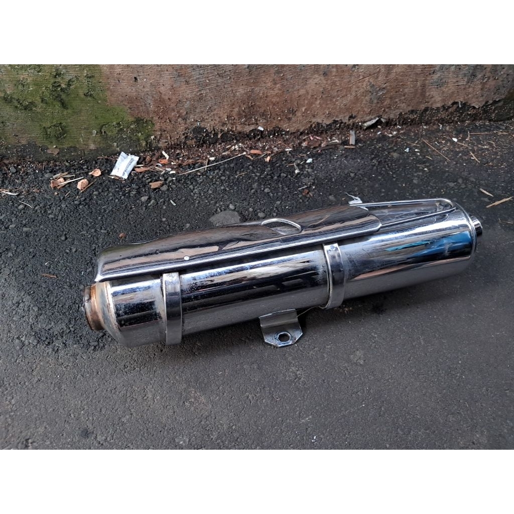 Slencer silincer Knalpot scorpio skorpio z 225cc z 225 yamaha original ori copotan standar kelengkap