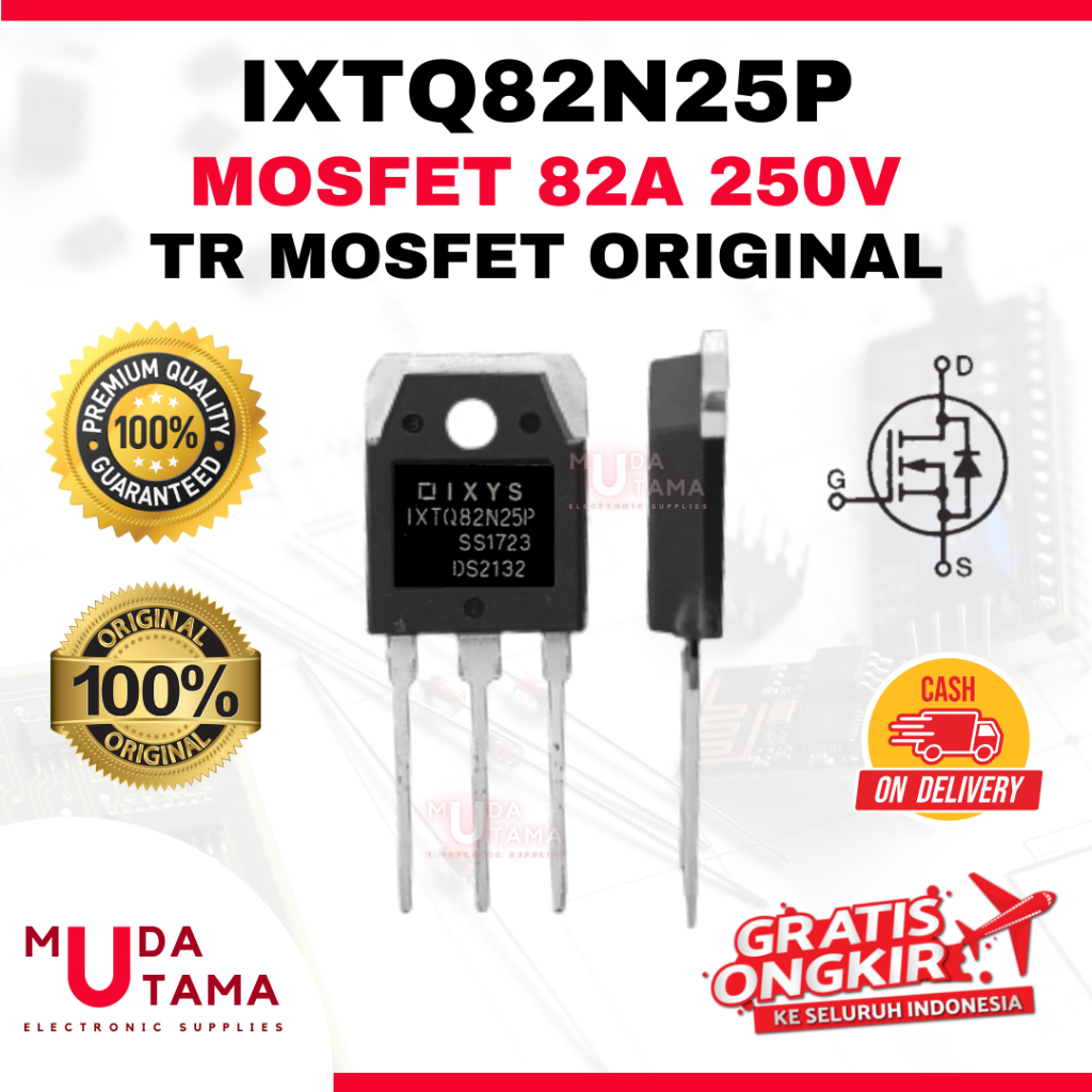 TR Mosfet IXTQ82N25P ORIGINAL KOREA 82A 250v - TR Power IXTQ82N25P IXTQ82N25 - TR Power IXTQ82N25P -