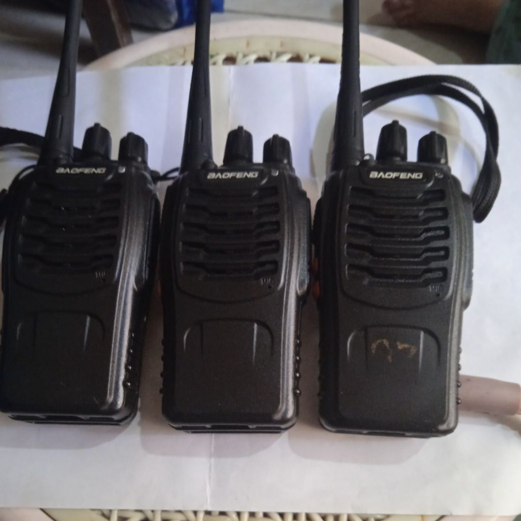 COD  3 unit HT BAOFENG Bf 888S Tanpa cas,Batere modit Cas type C hp