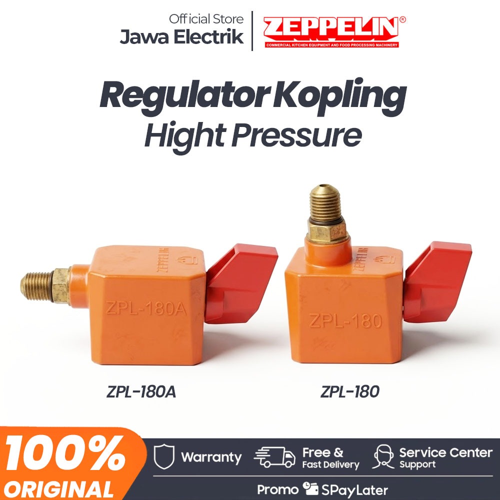 zeppelin Regulator Kopling HIGH PRESSURE ZEPPELIN