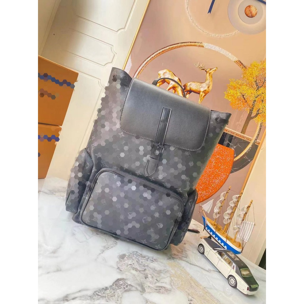 Tas Ransel Pria Hitam Elegan Backpack Pria Hitam