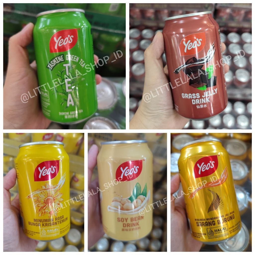 Yeo’s Chrysanthemum Drink Kaleng/green tea chrysantemum bird nest/ minuman sarang burung edisi parce