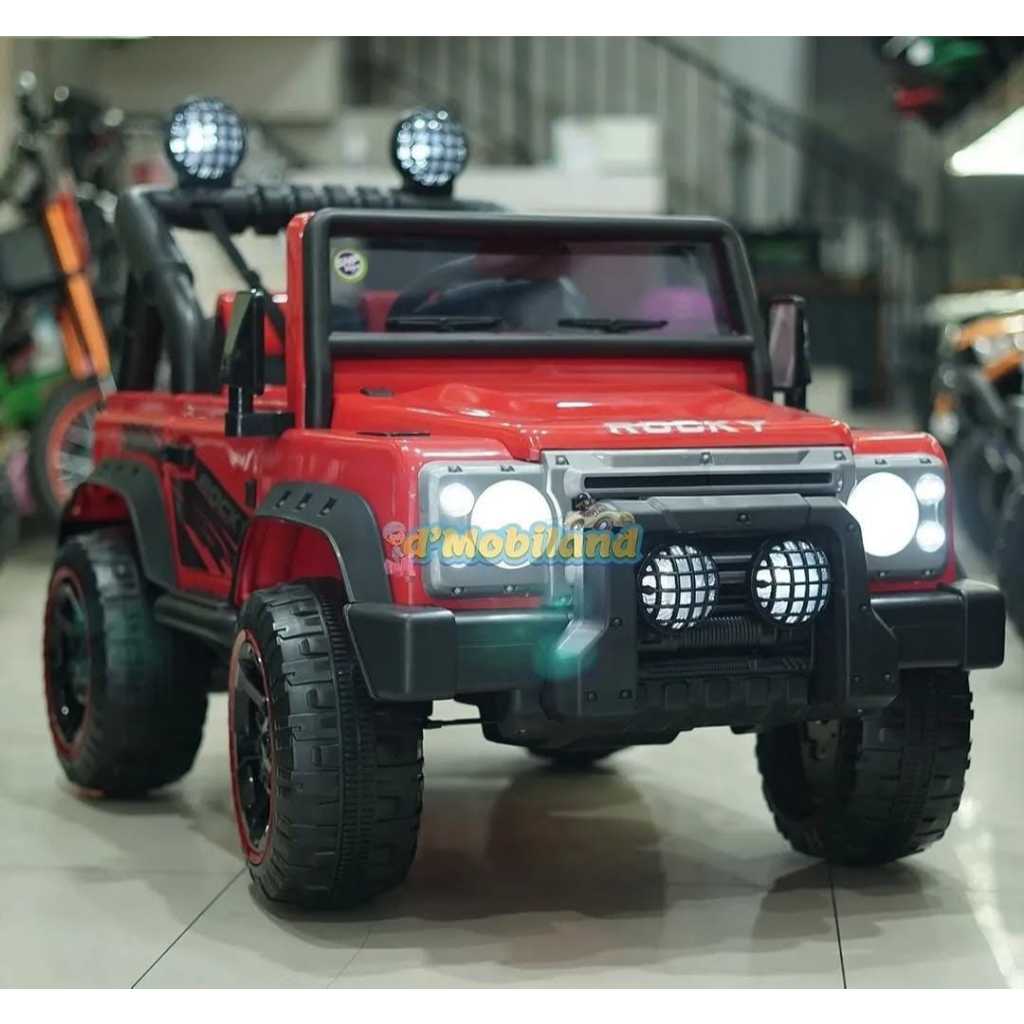 MAINAN MOBIL AKI ANAK SHP 5008 JEEP ROCKY 12V-7AH 2WD