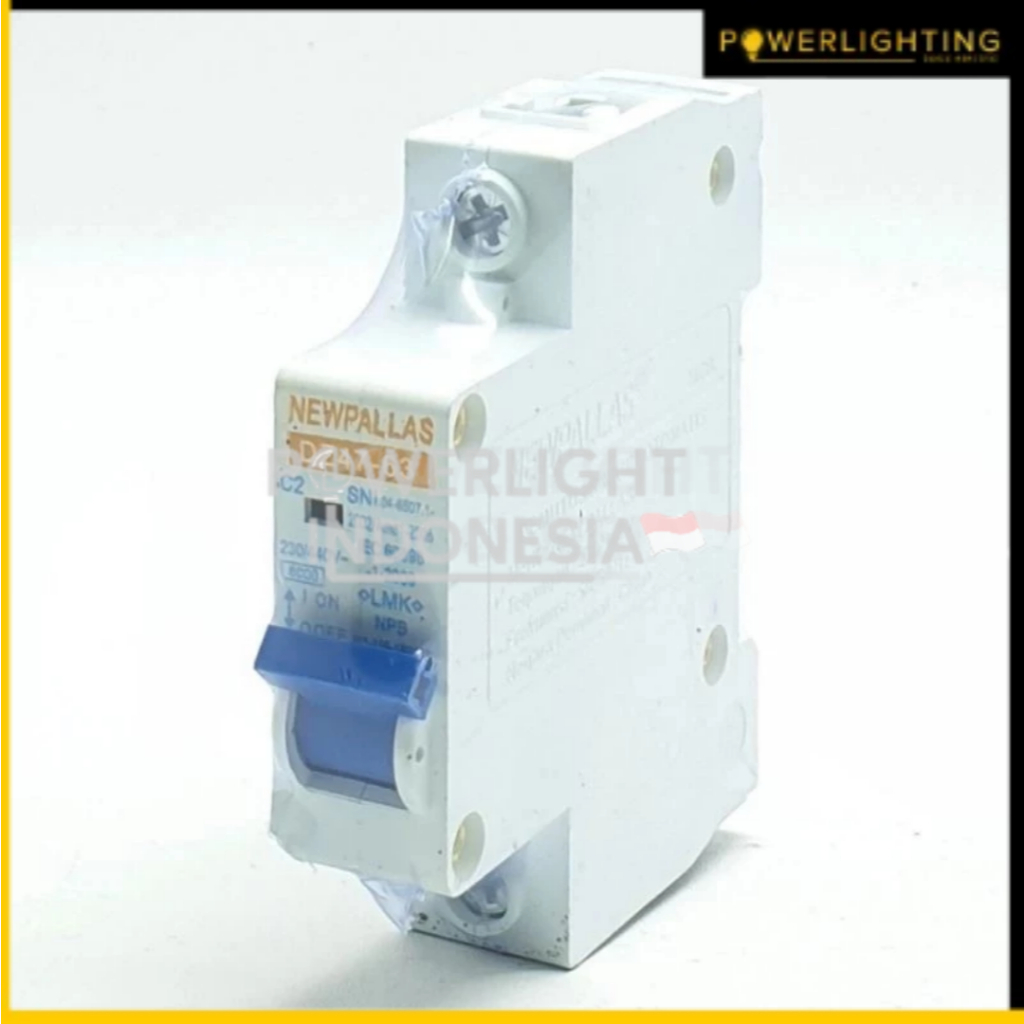 MCB Listrik Stut 1P 25A SNI New Pallas