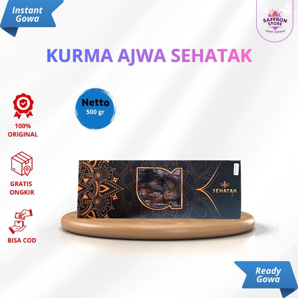 KURMA AJWA  AJWA SEHATAK 500gram