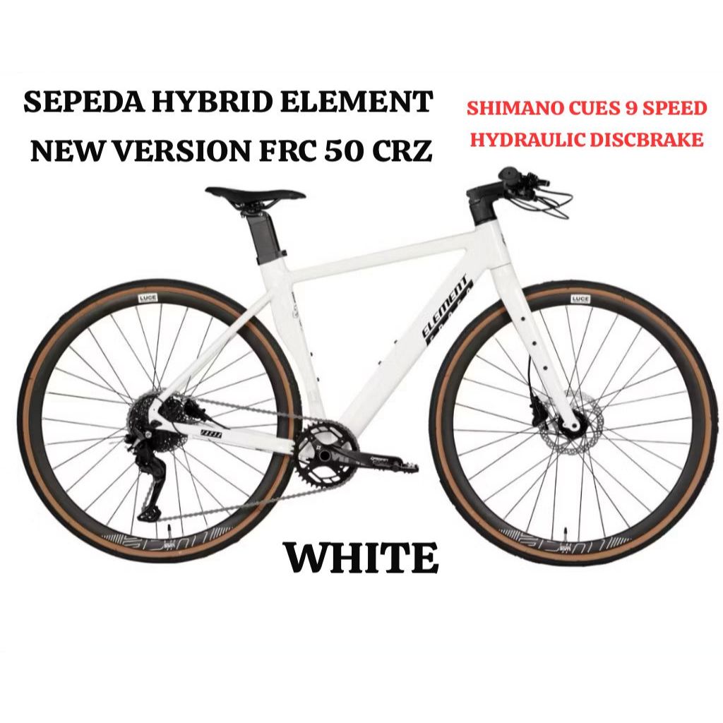 (BATAM) Sepeda Road Bike MTB HYBRID 700C ELEMENT FRC 50 CRZ