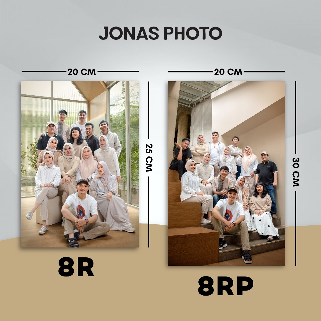 JONAS Cetak Foto 8R - 8RP Print Photo Terlaris Cepat Premium