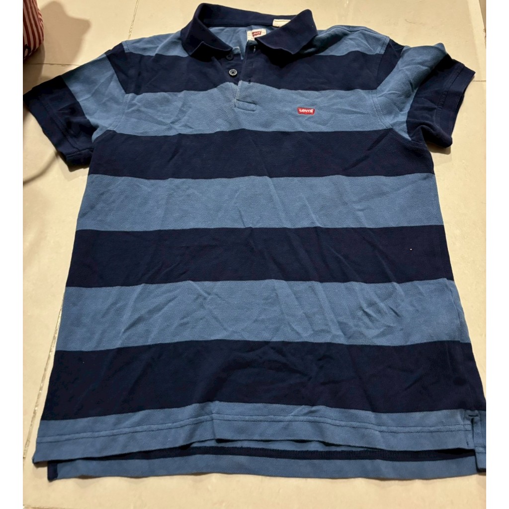 Levis polo biru/atasan/polo pria