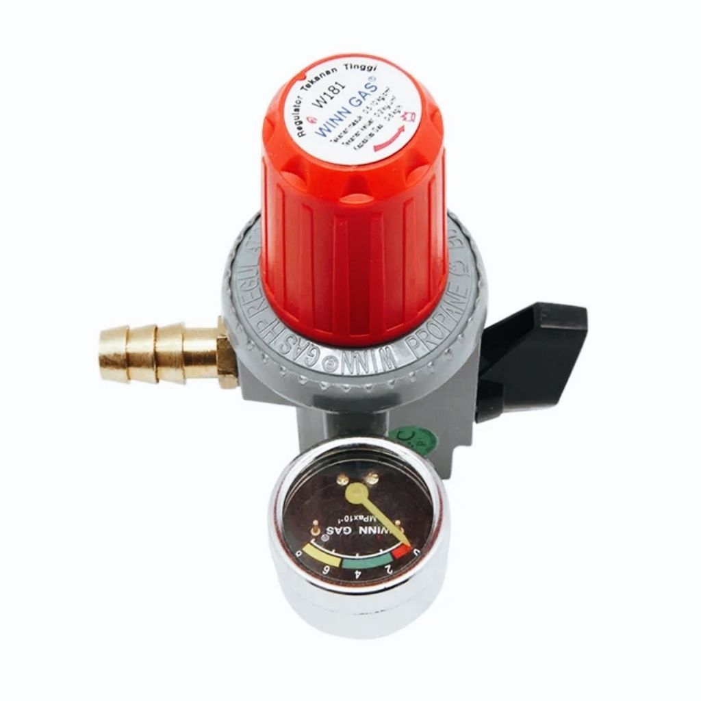 Regulator Winn Gas W 181 M / LPJ Tekanan Tinggi + Meter