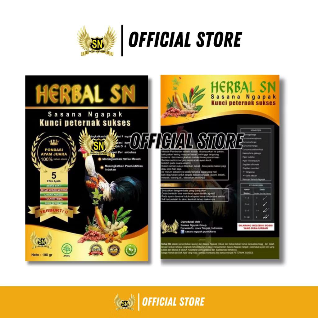 Herbal SN Obat Ayam Ecer - Meningkatkan Imunitas dan Nafsu Makan Ayam