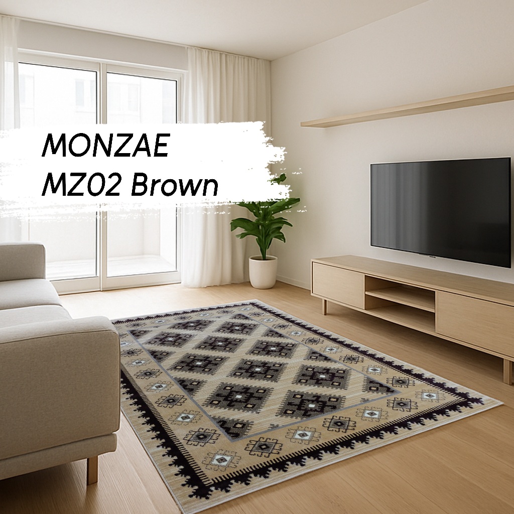 KARPET MONZAE 210 X 300 MZ02 BROWN