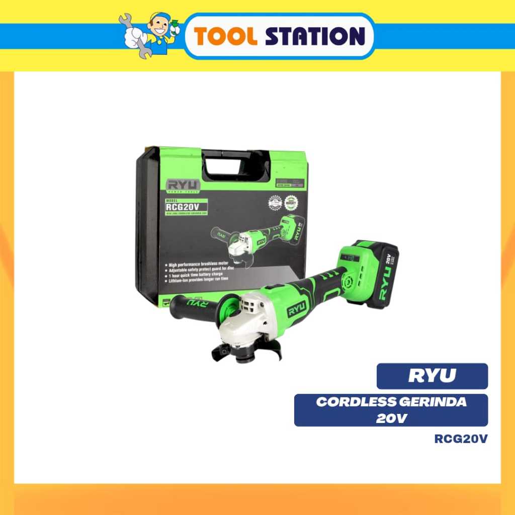 RYU CORDLESS GERINDA 20V RCG20V