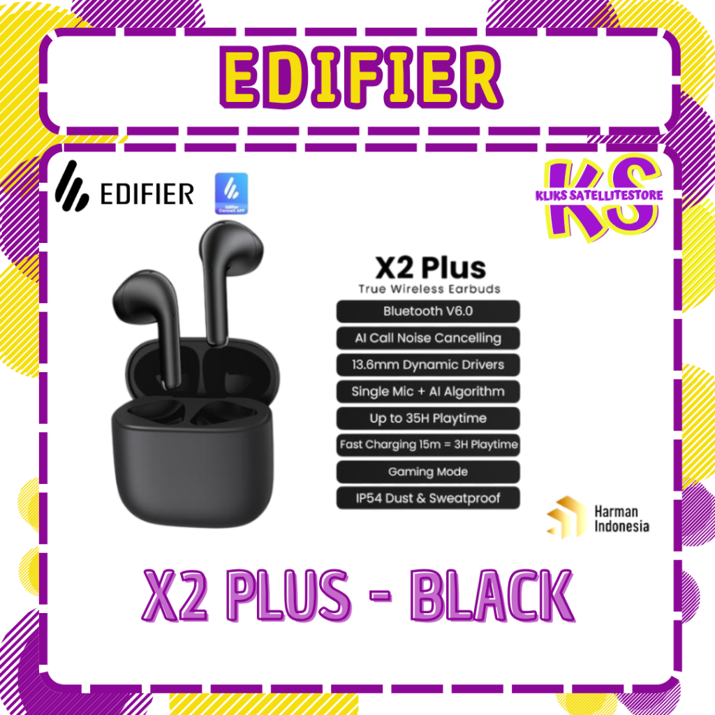 EDIFIER X2 PLUS True Wireless Earbuds