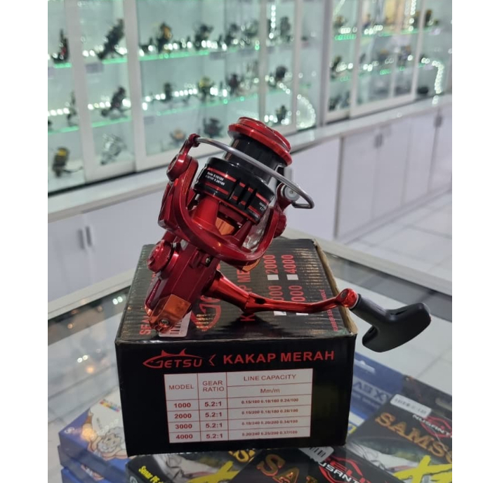 REEL GETSU KAKAP MERAH 1000 | REEL PANCING
