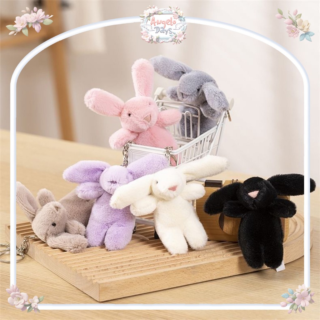 Jellycat Bag Charm Jellycat Plush Keyring + Pouch Dustbag Gantungan Kunci Jellycat