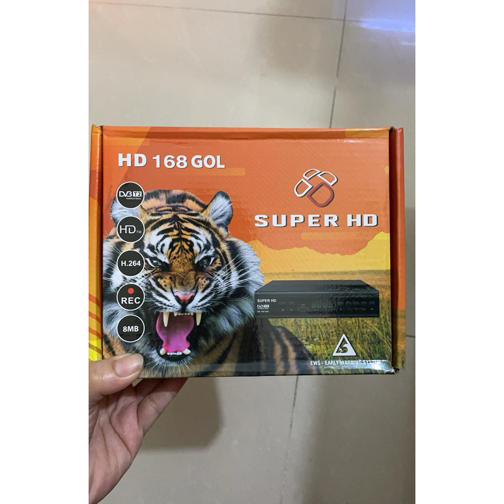 Set Up Box HD 168 GOL Super HD Harimau Komodo