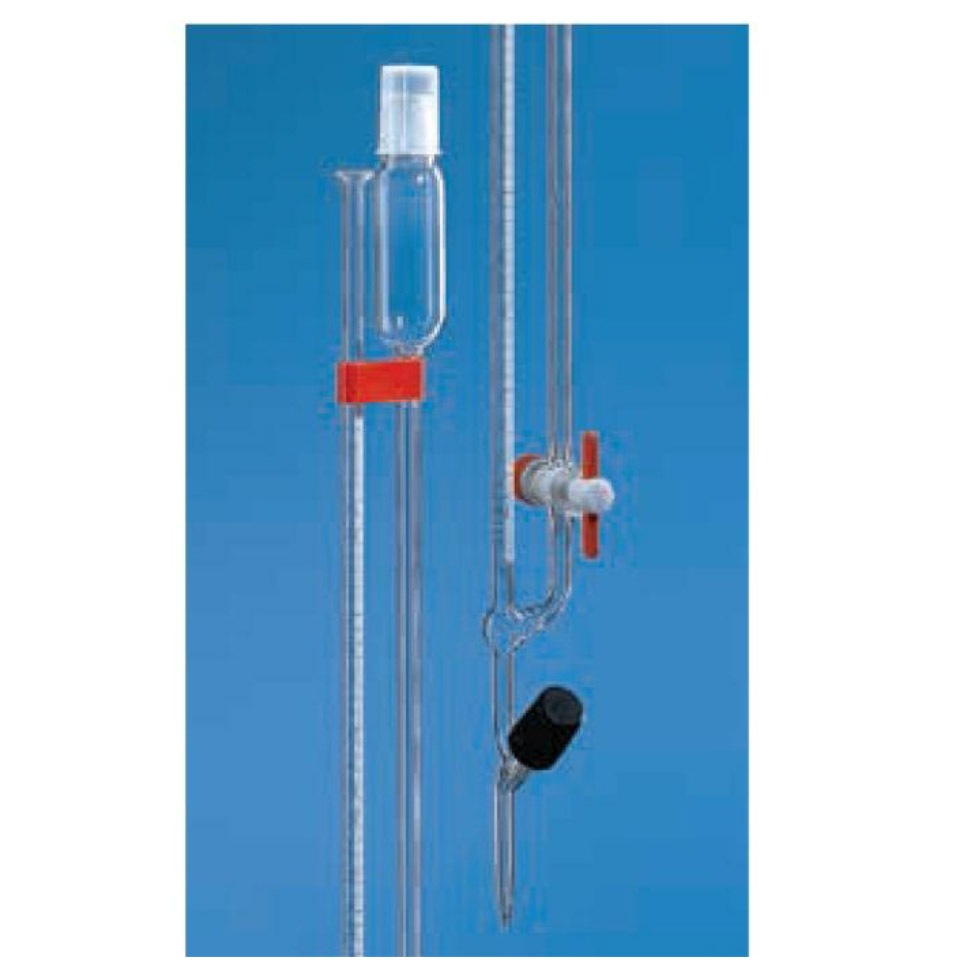 BRAND | MIKRO BURET 10mL Glass Key Class AS Straight Bang Pattern Stopcoak Micro Burettes #242 59