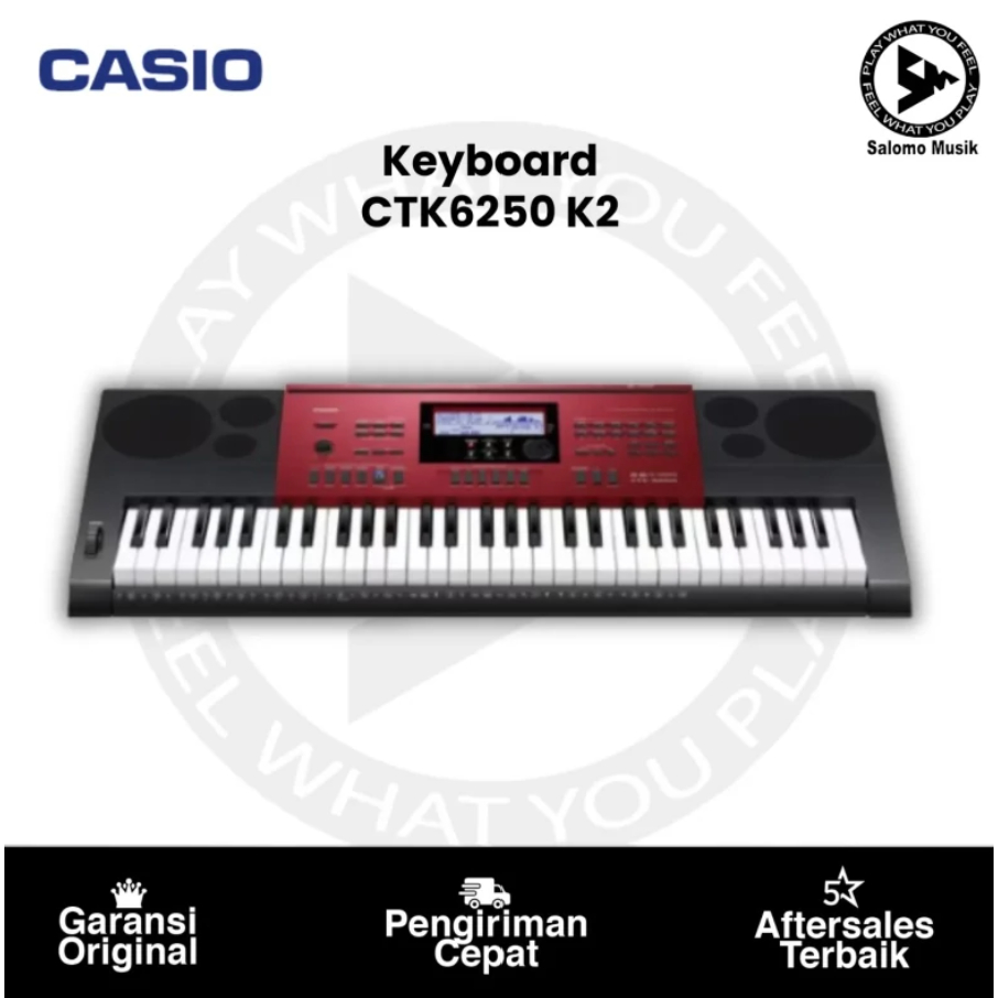 Keyboard Portable Casio CTK6250K2 CTK6250
