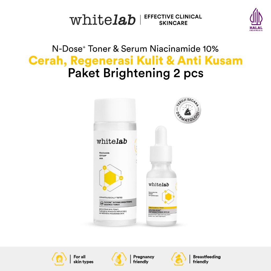 Whitelab 2 pcs Set Toner + Serum