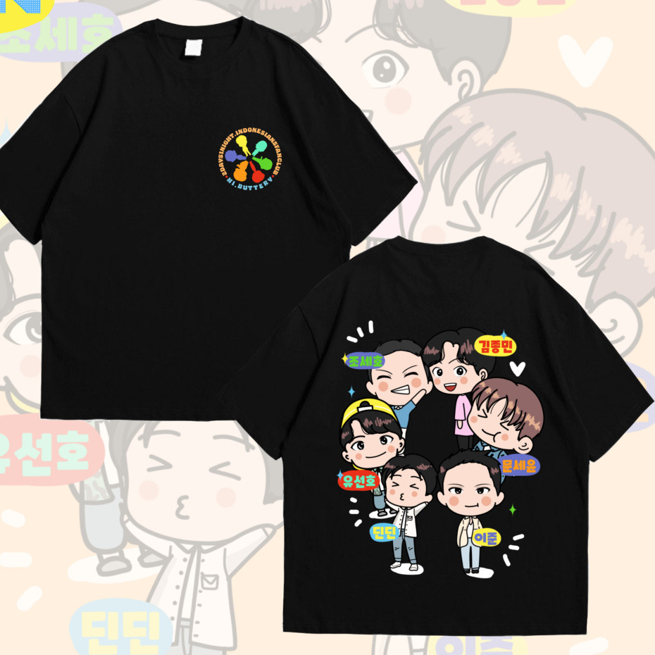 T-Shirt 2 Days 1 Night S4 Chibi Ver. / Katun Combed  / Lengan Pendek
