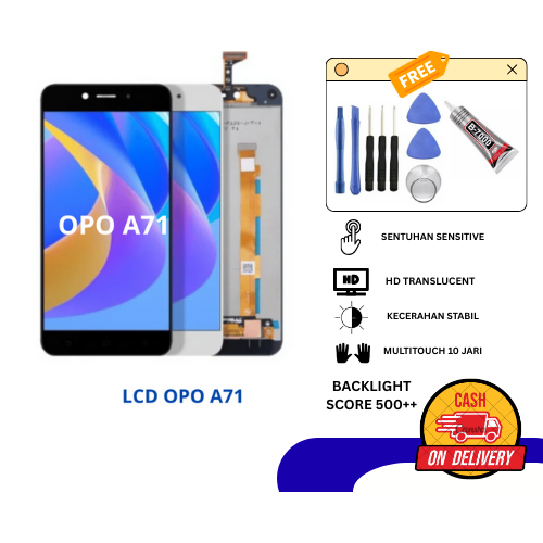 [ORIGINAL] LCD OPPO A71 FULLSET Touchscreen