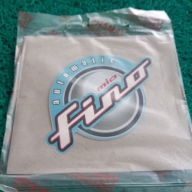 stiker tameng depan ori yamaha fino old thailand