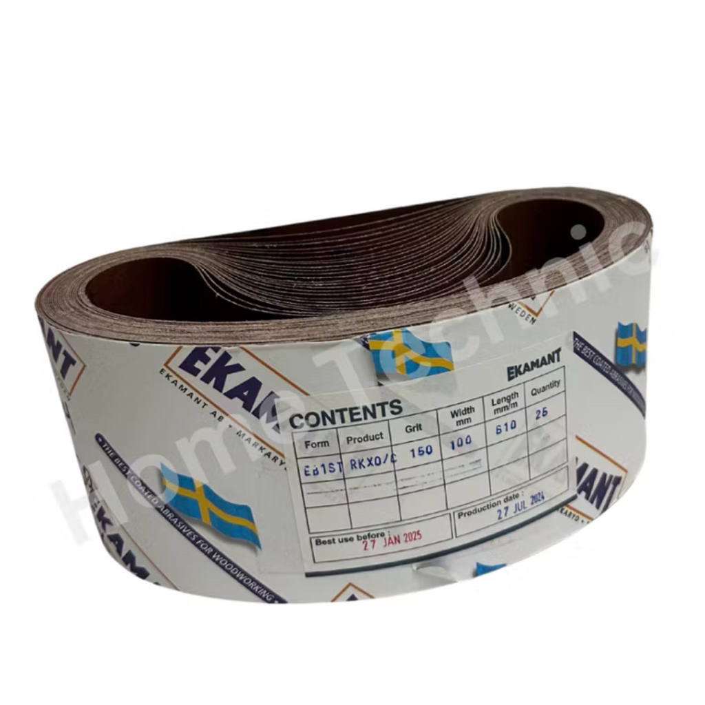 4"x24" #180 Amplas roll kain Kaku RKXO Ekamant / AMPLAS ROLL / AMPLAS BELT #180