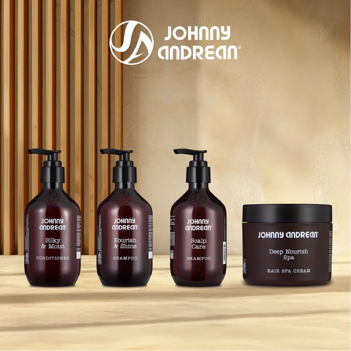 Johnny Andrean Shampo 250ml, Conditioner 250ml, Hair Spa Cream 500ml