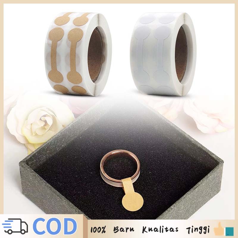 500 Pcs/roll Label Perhiasan Emas Label Stiker Perekat Diri Price Tag Label Harga Aksesoris Perhiasa