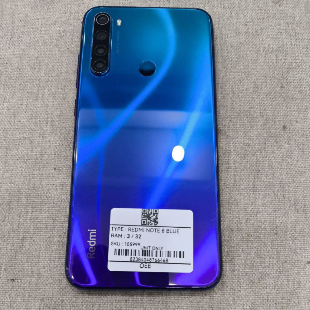 Handphone second bekas Xiaomi redmi note 8 3+32GB original TAM