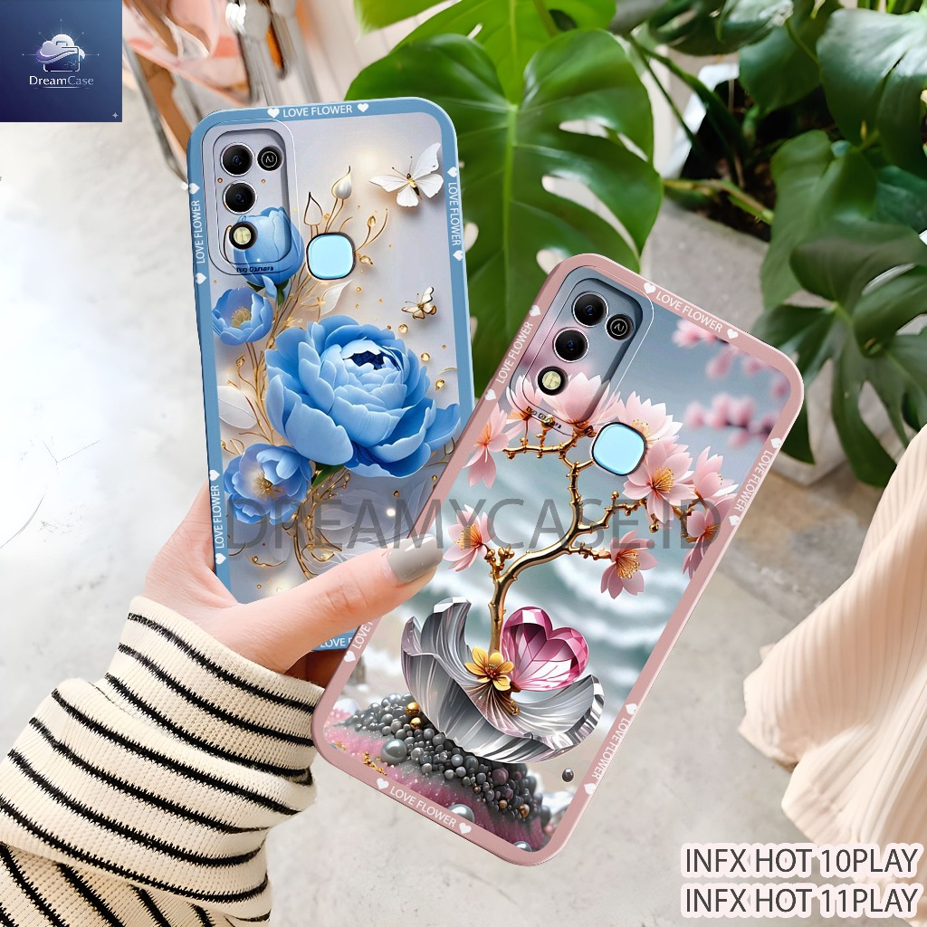 Soft Case INFINIX HOT 11PLAY / HOT 10PLAY MOTIF Karakter Cute - Case Keren - Casing Kekinian Case Hp