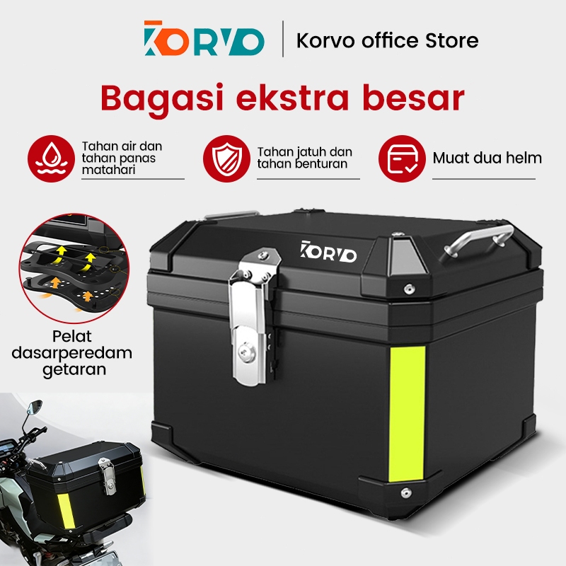 KORVO BOX Motor/Box belakang motor kapasitas besar/Box belakang motor kapasitas 45L/Box belakang