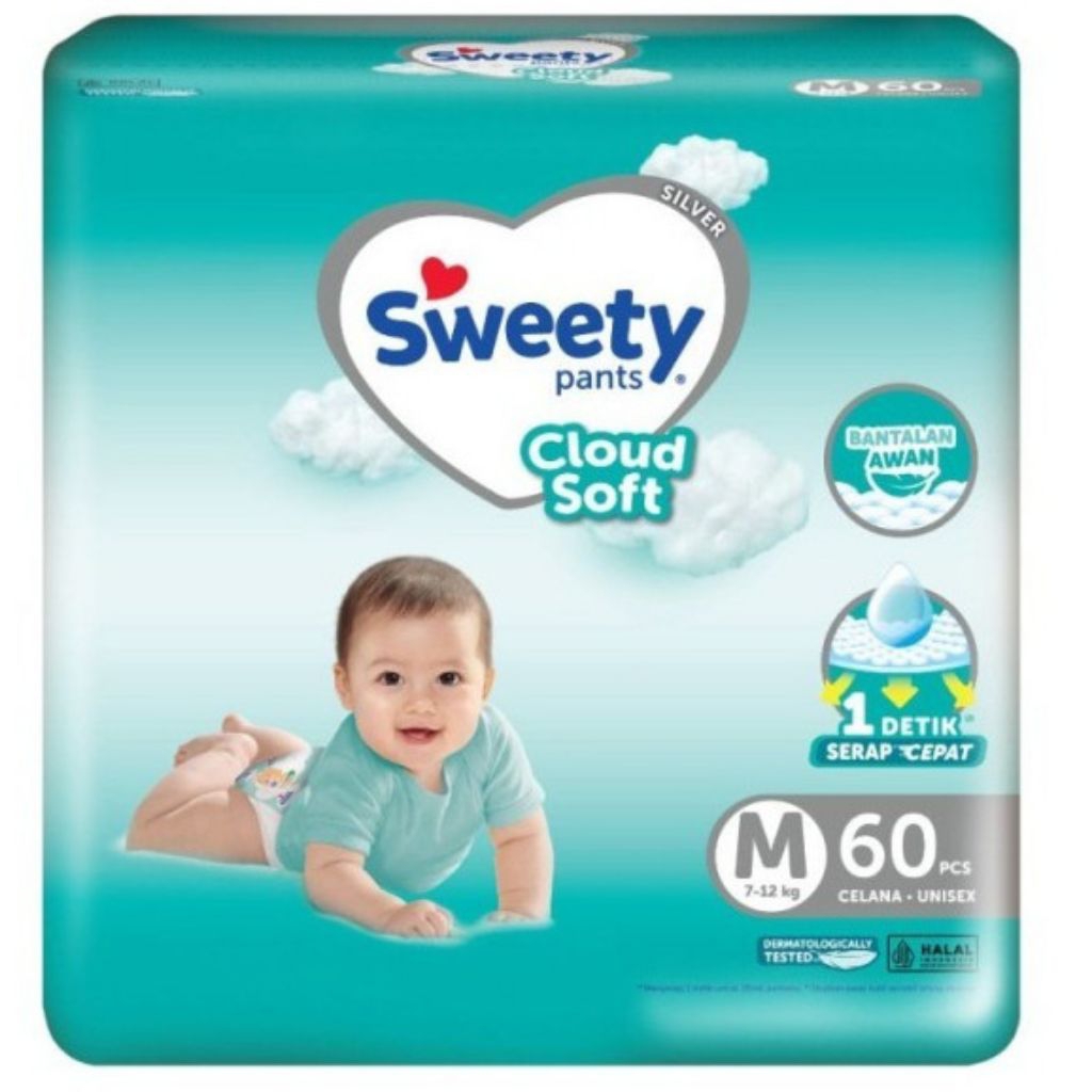 Pampers Sweety Silver M-60