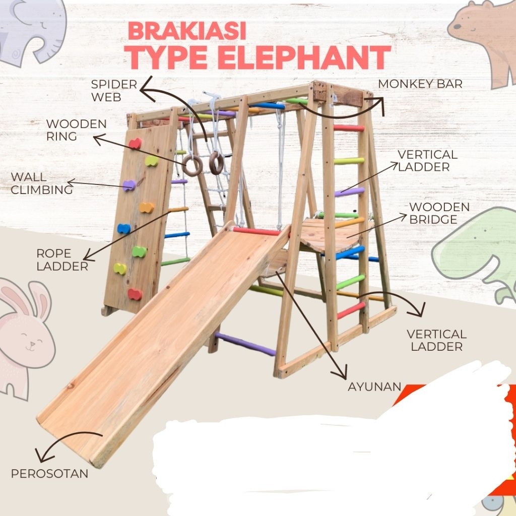 PRELOVED Brakiasi Premium Tinggi 170 cm Full Set