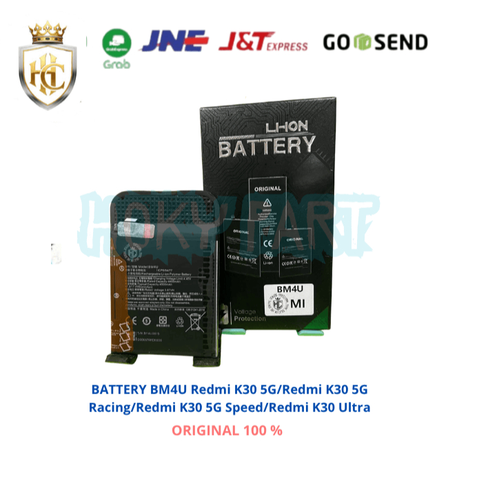 BATERAI BM4U XIAOMI REDMI Redmi K30 5G/Redmi K30 5G Racing/Redmi K30 5G Speed/Redmi K30 Ultra  ORIGI