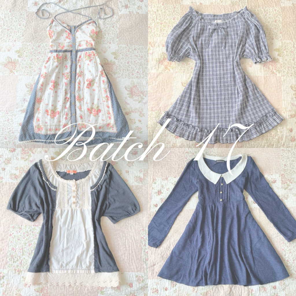 BATCH 17 (PLEASE READ THE DESC BEFORE CHECKOUT) Vintage Coquette Cottagecore Y2K Grunge Gothic Kawai