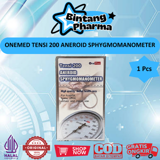 ONEMED TENSI 200 ANEROID SPHYGMOMANOMETER - TENSI DARAH MANUAL