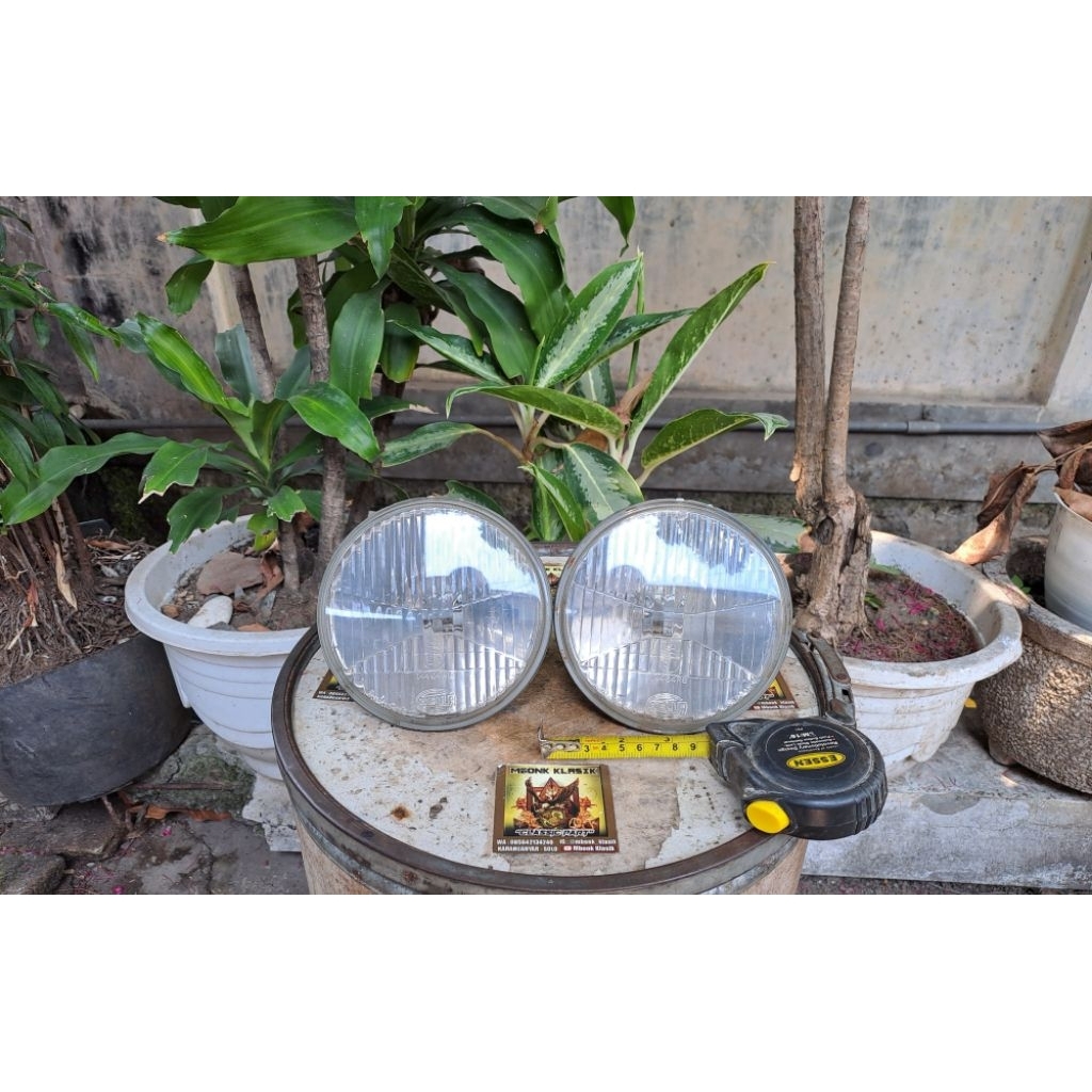 lampu headlamp hella e1 germany ORIGINAL headlamp hella made in germany lampu reflektor hella e1 mad