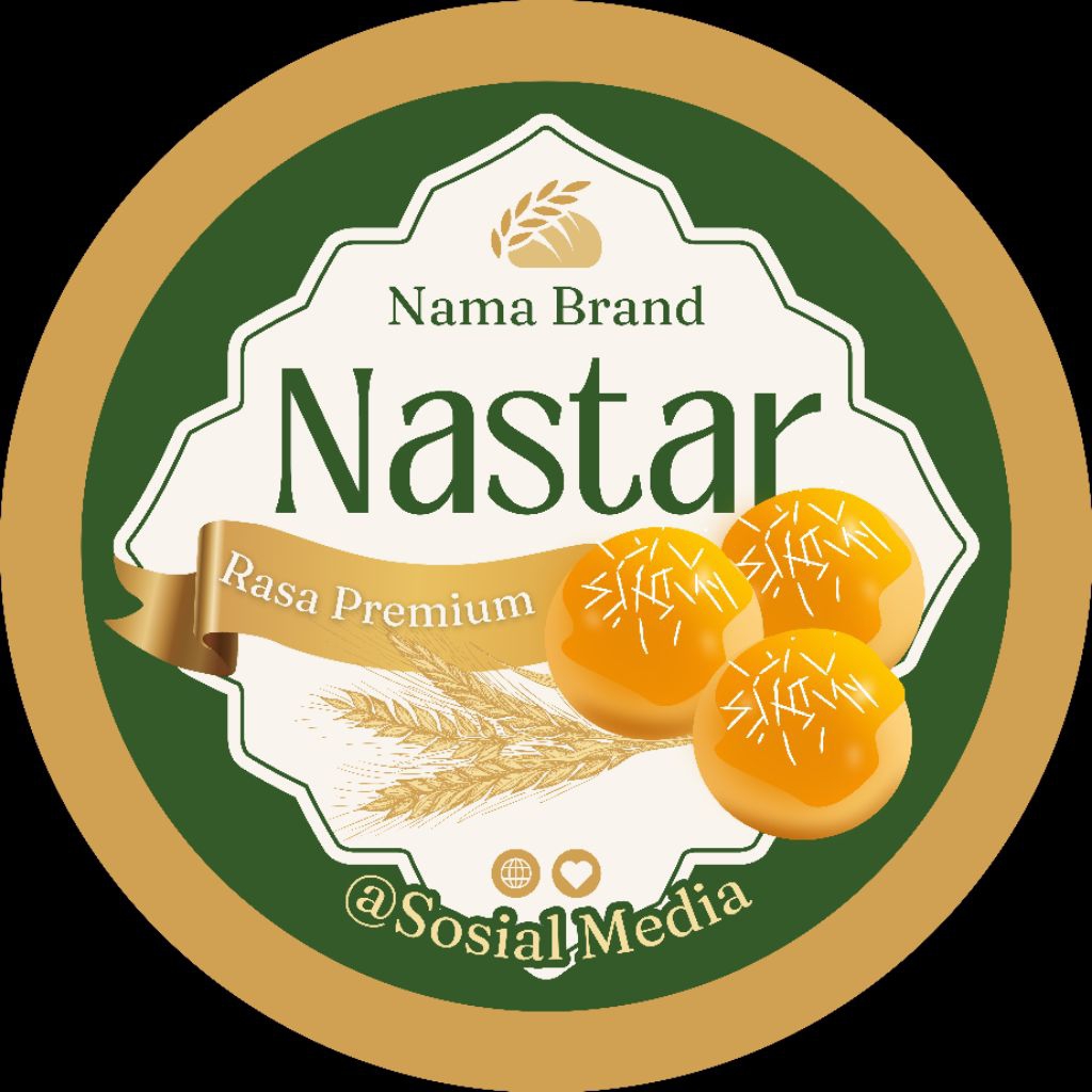 Stiker Tutup Toples Aesthetic | Stiker Segel Toples Lucu Minimalis | Label Toples Kue / Snack