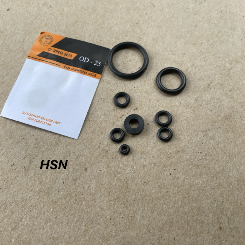 Seal set pompa angin /Sil set pompa angin jawra od 25/Kelep pompa/Sil pompa angin satu set