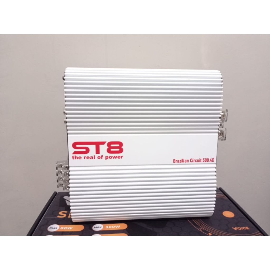 POWER 4CH ST8 500.4D Brazilian HITAM