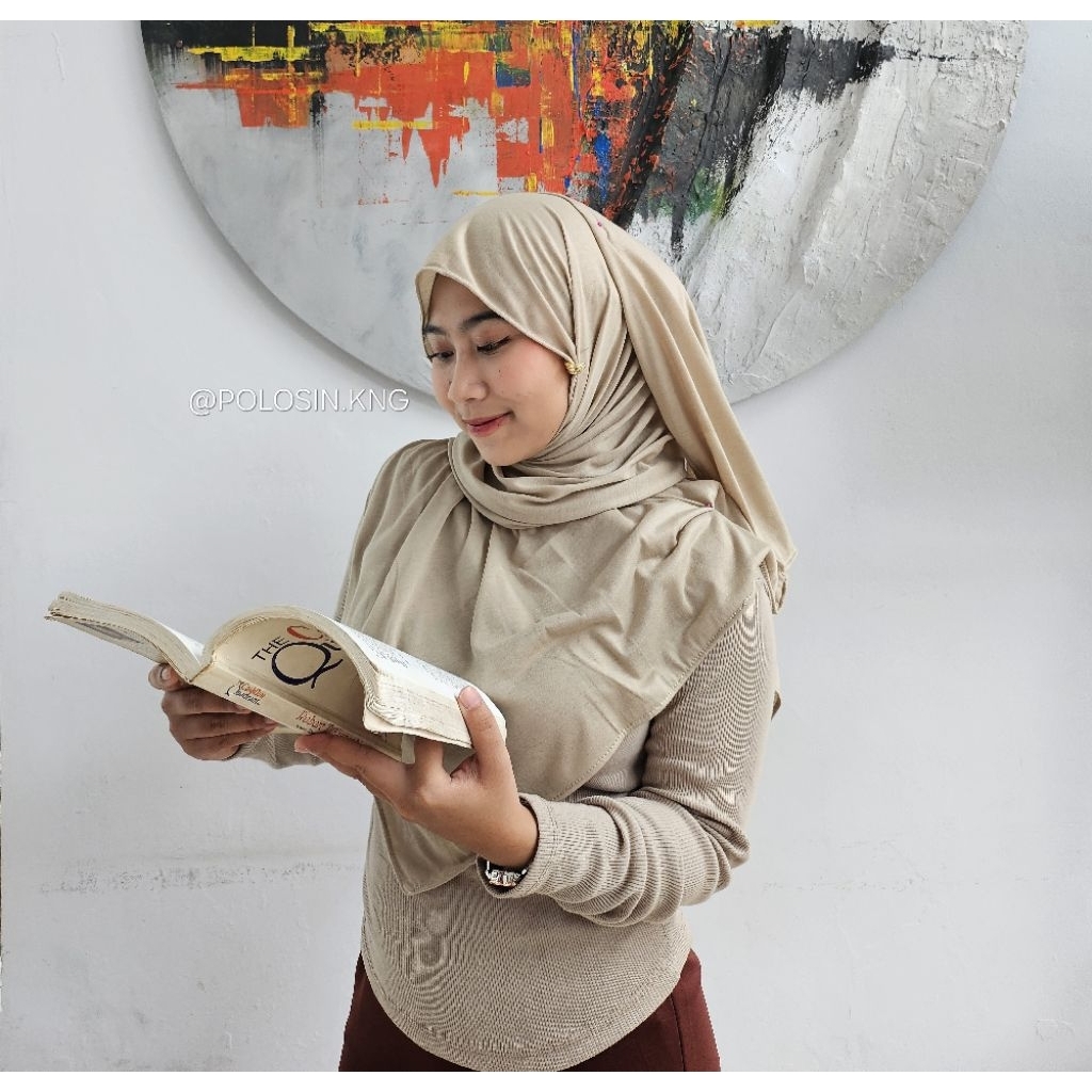 KERUDUNG PASHMINA KAOS / KAOS ARABIAN